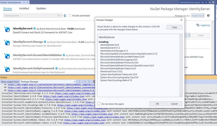 Using Identity Server to authorize our APIs